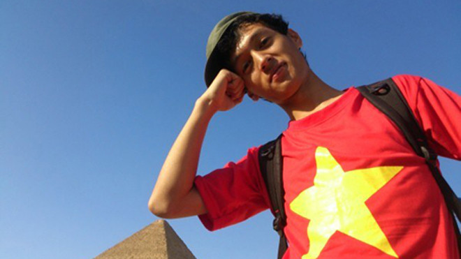 Nguyễn Duy Anh ở Ai Cập.