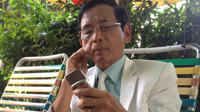 Ông Ân tại tòa phúc thẩm. 