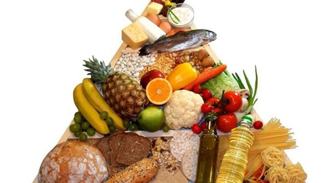 Khẩu phần ăn cân đối từ 4 loại nhóm chất