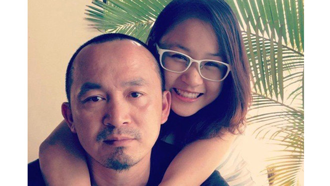 Quốc Trung và con gái Thiện Thanh đôi lúc phiền lòng vì con gái mải yêu đương.