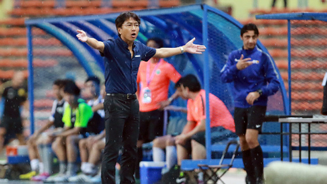 HLV Miura góp công lớn giúp Olympic Việt Nam giành vé dự vòng chung kết U23 châu Á. Ảnh: Đức Đồng