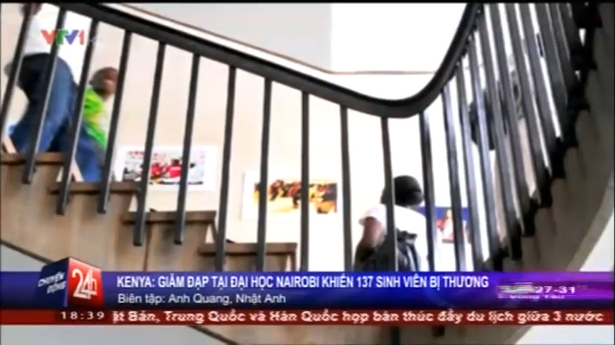 Giẫm đạp tại Đại học Nairobi, 137 sinh viên bị thương