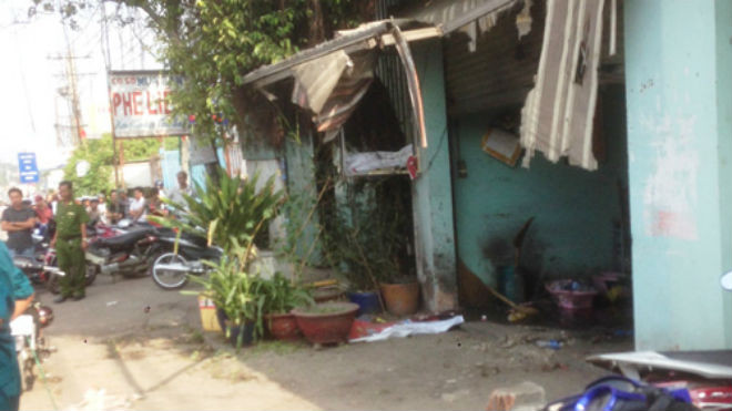 Quán cà phê phát nổ vào tinh mơ, một phụ nữ trọng thương