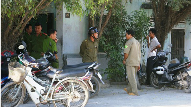 Ngôi nhà nơi ông Hà được phát hiện chết trong tư thế treo cổ