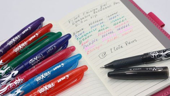 Loại bút Pilot Frixion.