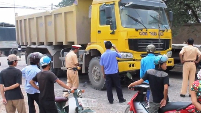 Hiện trường vụ tai nạn