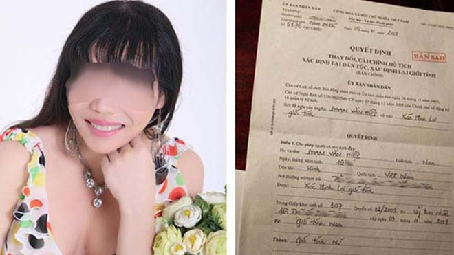 Cô giáo Quỳnh Trâm, người chuyển giới từng được cấp chứng nhận xác định lại giới tính (nguồn: internet)