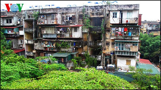 Một góc khu tập thể Thành Công (Ảnh VOV)