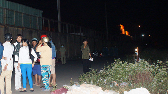 Nơi Cương chặn đường đâm bạn gái rồi tưới xăng tự thiêu. Ảnh: Nguyệt Triều