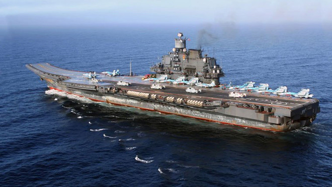 Cận cảnh tàu tuần dương Kuznetsov