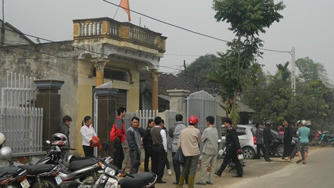  Nhà ông Tăng, nơi bị ném lựu đạn