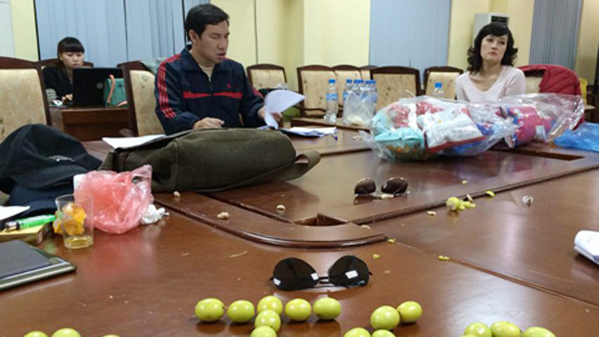 Hình ảnh Vân Dung - Quang Thắng tập Táo quân