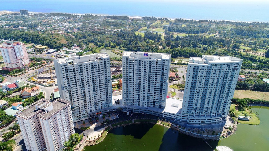 Các căn hộ dự án Roya Paradise Vũng Tàu đều hướng qua hồ sinh thái
