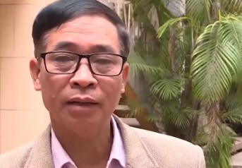 PGS.TS Phạm Văn Tình - Tổng thư ký Hội Ngôn ngữ học Việt Nam. Ảnh: VTV24.