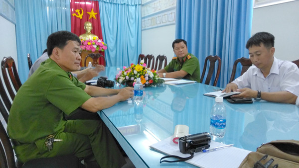 Công an thông tin tại buổi họp báo chiều 21/3