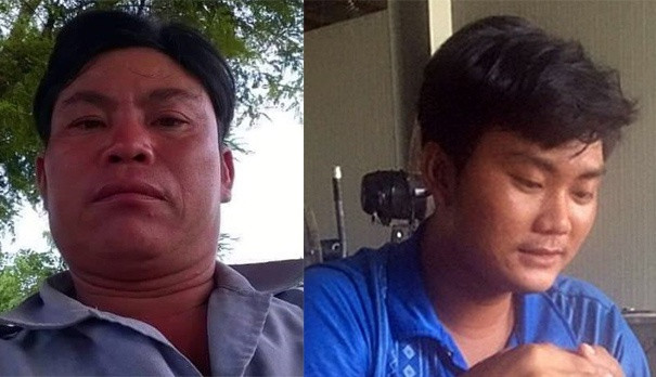 Hai cha con Nguyễn Văn Tâm, Nguyễn Tiến Thành.