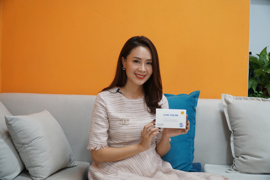 DV Hồng Diễm tiết lộ cách bảo vệ đại tràng cho ông xã bằng LiveSpo COLON
