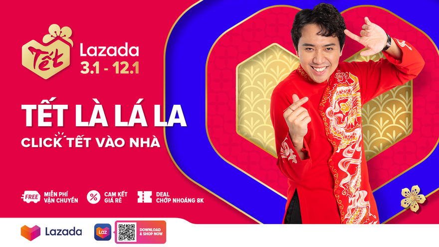 Lễ hội mua sắm Có Lazada – Tết Là Lá La hướng đến việc nâng cao trải nghiệm mua sắm của khách hàng trong dịp Tết thông qua 03 cam kết về giá hàng hóa, lượng nguồn cung hàng hóa, và giao hàng đúng hạn