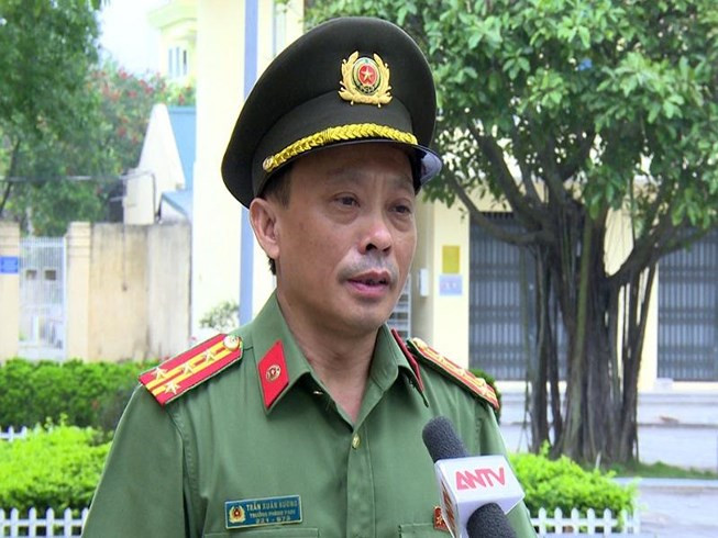 Đại tá Trần Xuân Hương, Trưởng phòng Chống phản động và chống khủng bố Công an tỉnh Thanh Hóa khẳng định có thể sẽ xem xét xử lý hình sự người truyền đạo trái phép. Ảnh: Đ.TRUNG 