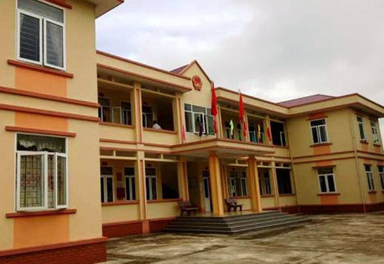 Công sở xã Hà Hải - nơi ông Nguyễn Tiến Dũng từng làm Chủ tịch xã trước khi bị kỷ luật
