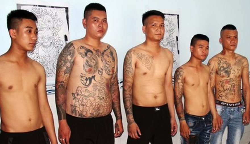 Nhóm đối tượng bị bắt giữ 