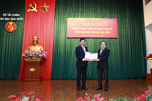 Bổ nhiệm Tổng Giám đốc Kho bạc Nhà nước
