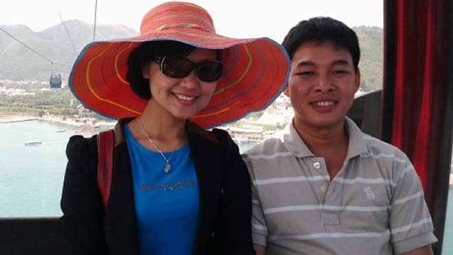 Lần gặp nhau hiếm hoi của Hùng và Hường sau 3 năm yêu nhau. Ảnh: NVCC.