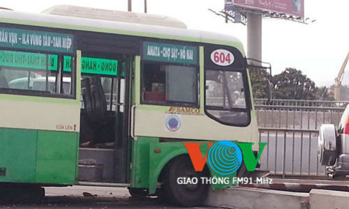 Chiếc xe buýt gặp sự cố