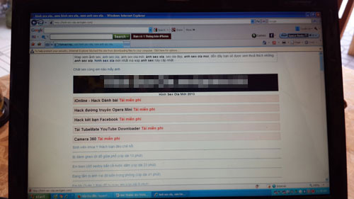 Thêm 2 web có đuôi 'gov.vn' chứa phim, ảnh sex