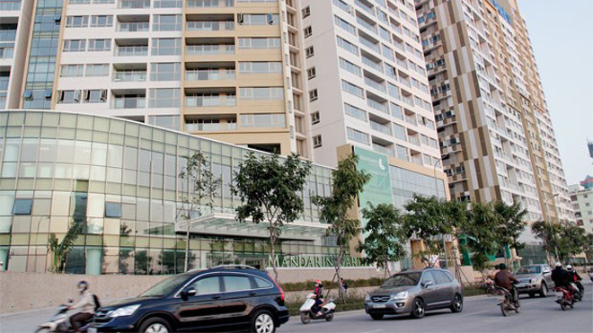 Căn hộ diện tích nhỏ tại Mandarin Garden được giao dịch với giá chênh cả trăm triệu đồng - Ảnh: Hoài Nam