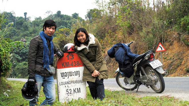 Không nên duyên nhờ phượt nhưng những chuyến đi đã gắn kết tình yêu của hai người lại gần nhau hơn. Ảnh: NVCC.