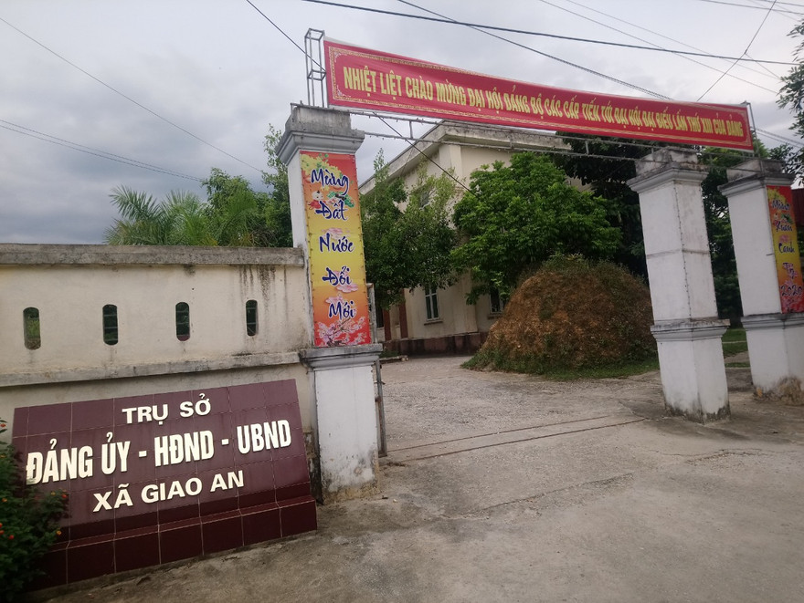 Trụ sở UBND xã Giao An
