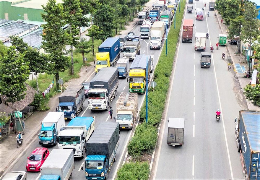 Phương tiện lưu thông tăng đột biến khi Bình Dương về trạng thái bình thường