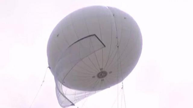 Khí cầu do thám Thiên hà 10 (Ảnh: Ynet/CAND)