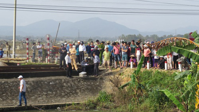 Hiện trường vụ tai nạn. Ảnh: Võ Thạnh.