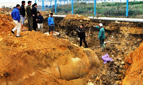 Hiện trường vụ tai nạn. Ảnh: Hữu Việt