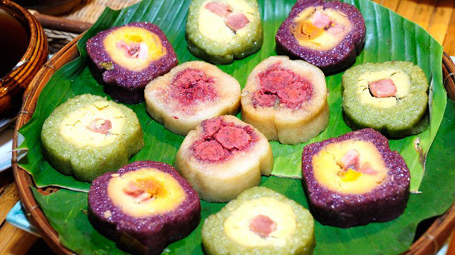 Biến tấu bánh tét Tết với đủ thứ nhân ngon lạ