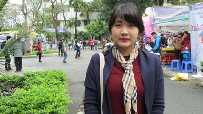 Thí sinh Huyền My, Trường THPT Nguyễn Gia Thiều, Hà Nội.