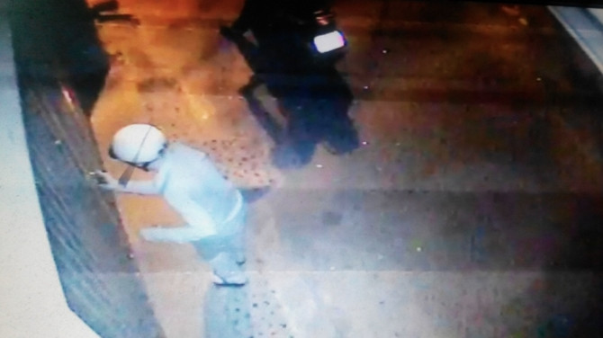 Ảnh ghi lại hệ từ hệ thống camera của gia đình chị V