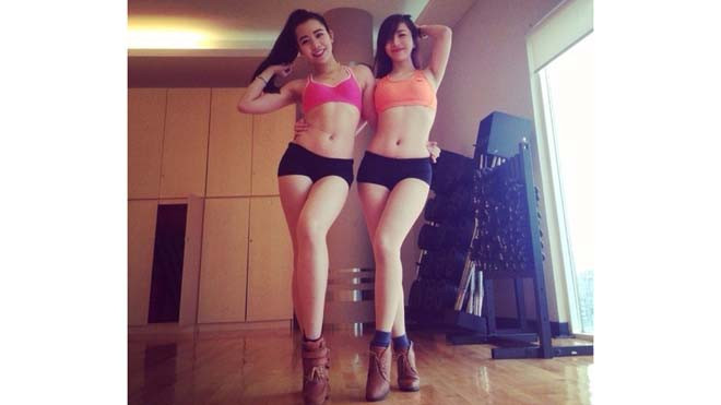 Cô có vóc dáng nhiều thiếu nữ phải ao ước. 