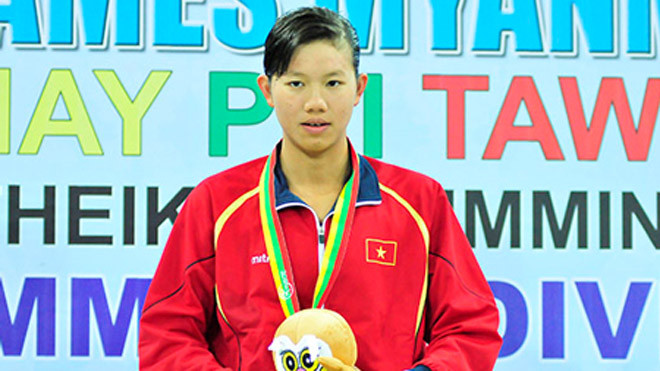 Ánh Viên đang thể hiện được phong độ ổn định