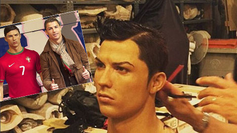 Giờ Ronaldo có thể ngồi nhà ngắm tượng của mình