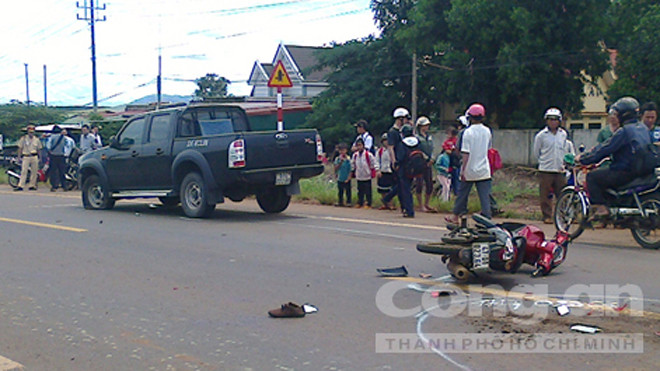 Hiện trường vụ tai nạn