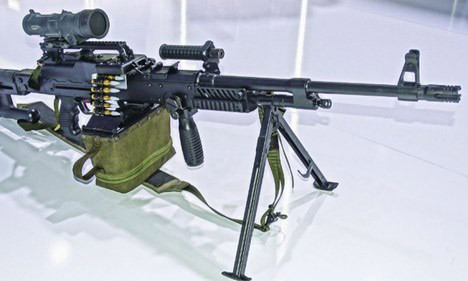  UKM-2000P được giới thiệu tại MSPO-2015.