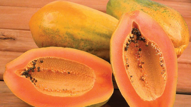 Đu đủ trị giun sán rất hiệu quả.