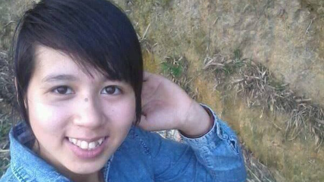 Thiếu nữ nghi bị mất tích.
