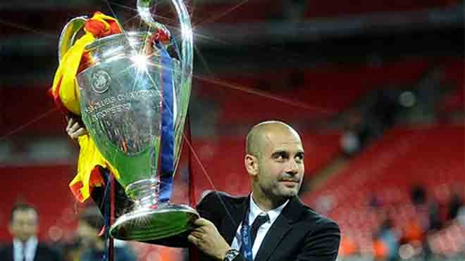 Từ khi Pep Guardiola chính thức xuất hiện trên vai trò HLV trưởng của Barcelona, không một ai có thành tích dự Champions League tốt hơn ông - hai lần vô địch, bốn lần vào bán kết. Ảnh: UEFA.