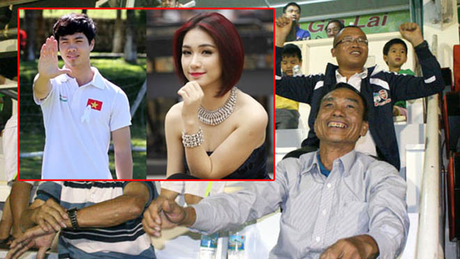 Ông Bảy mong con trai tập trung đá bóng, không để chuyện tình cảm ảnh hưởng phong độ. Ảnh: Minh Vỹ.