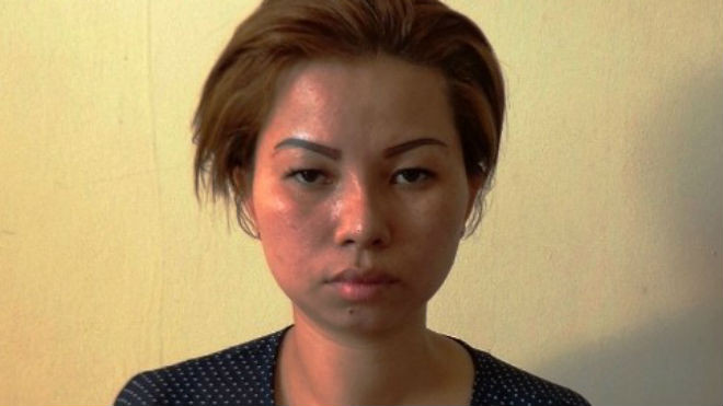 Tất Cẩm Linh lừa nhiều phụ nữ ra nước ngoài ép bán dâm. Ảnh do cơ quan công an cung cấp