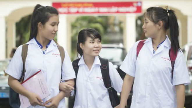 Từ trái qua: Nguyễn Thị Phương Thảo, Trần Thị Phương Linh và Lê Thị Hồng - Ảnh: Đức Thọ